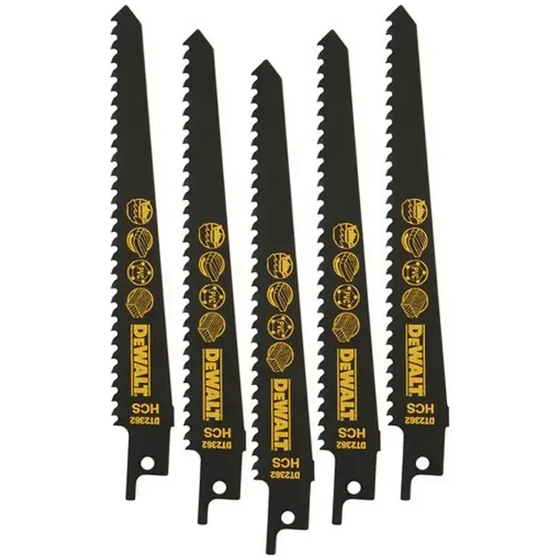 Szuper ajánlat DeWALT - Fűrészlap készlet, 15 cm hosszú, 5 db DT2362