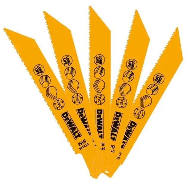 DeWALT - Fűrészlap készlet, 15 cm hosszú, 5 db DT2348 Legkelendőbb
