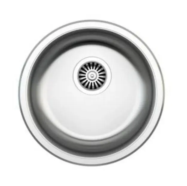 Exkluzív ajánlat Mofém EVO2 435 435mm kerek (1 medence) beépíthető mosogató szifoncsomaggal