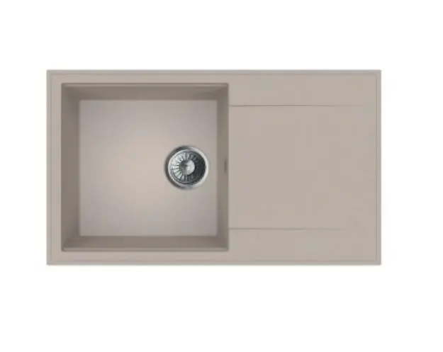 Mofém Zenit 78 1B 1D 780x460mm (1 medence, 1 csepptálca) beépíthető bézs gránit mosogató szifoncsomagga Utolsó esély