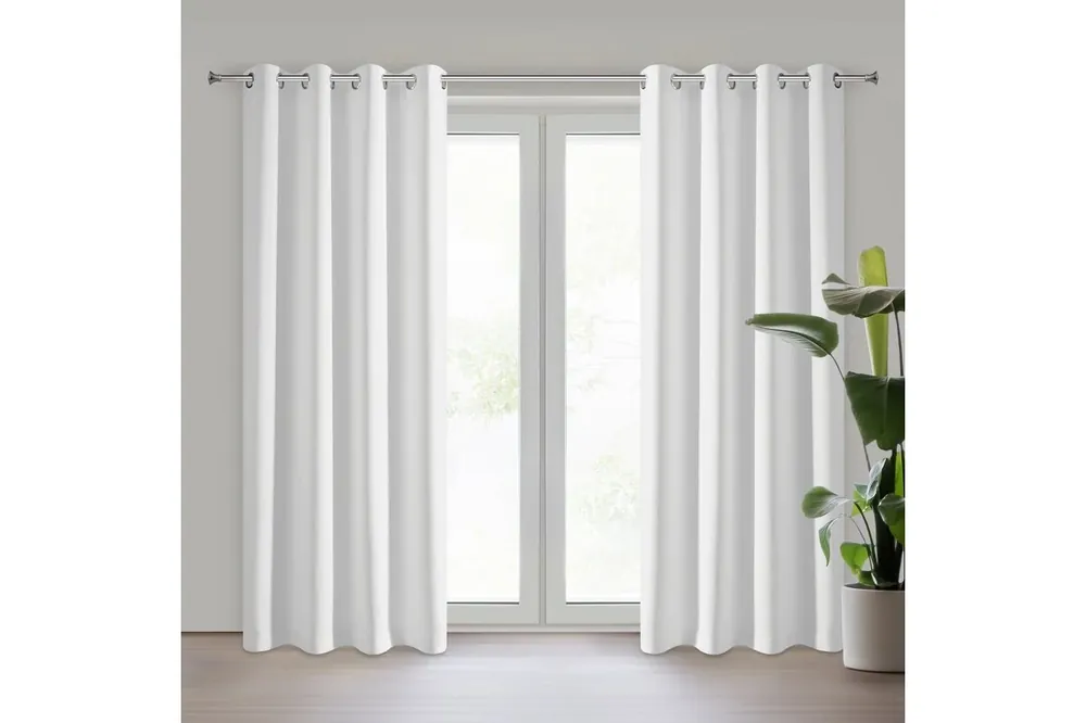 Adley sötétítő függöny Fehér 135x250 cm Biztonságos vásárlás