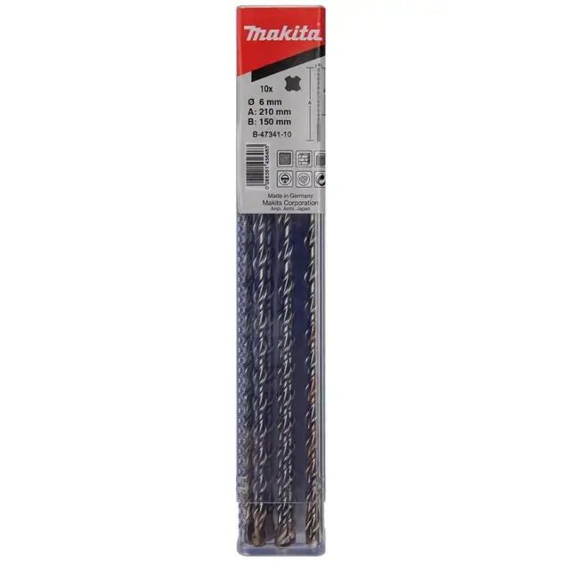 Korlátozott ajánlat Makita - SDS Plus fúrószár, 6x210 mm B-47341