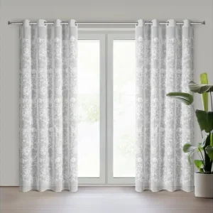 Lily dekor függöny Fehér 140x250 cm Nézd meg most