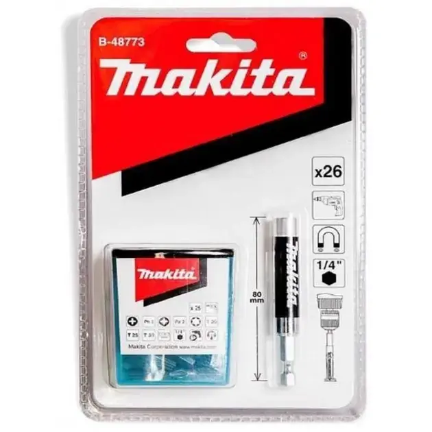 Makita - 26 részes bitkészlet B-48773 Legjobb ár