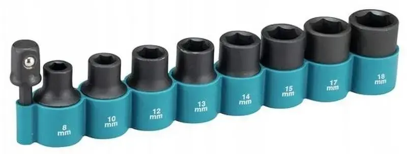 Makita - 9 darabos dugókulcskészlet B-54645 Gyors kiszállítás