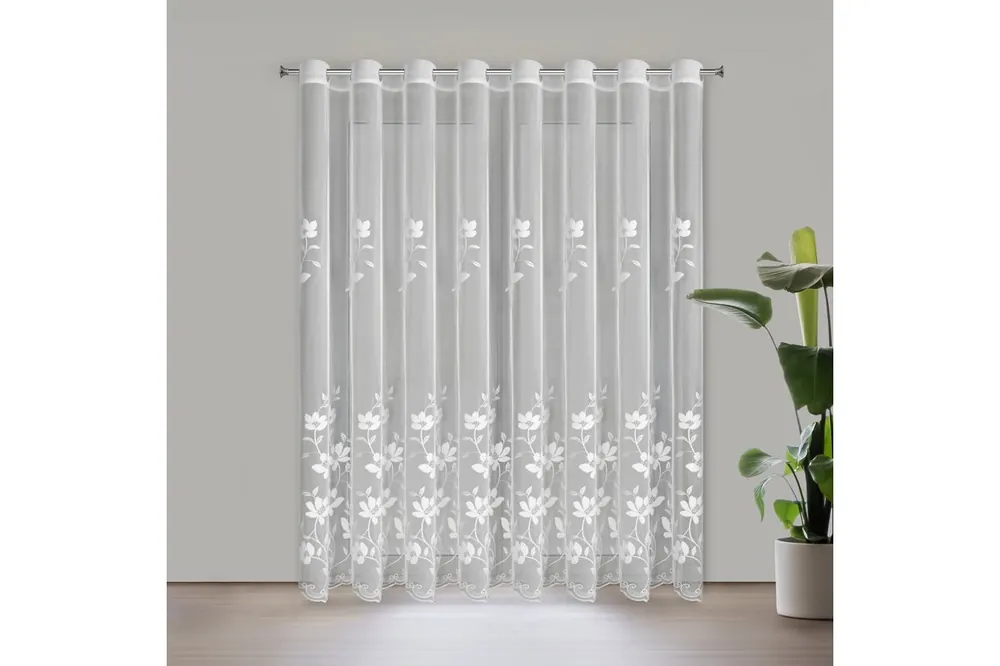 Sandi fényáteresztő függöny Fehér 350x250 cm Rendeld meg most