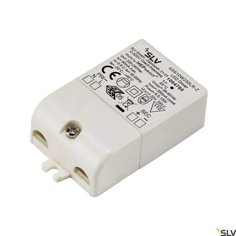 Tápegység LED DRIVER DC 1004780 6,5-10W a SLV-tól Biztonságos fizetés