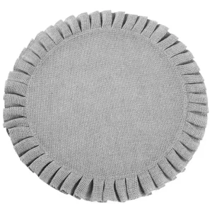 Vedd meg online Ami kerek alátét fordos szegéllyel Szürke 38 cm