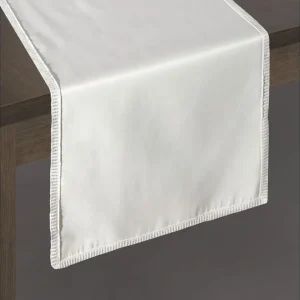 Vásárlói kedvenc Savona exkluzív asztali futó Fehér 35x140 cm