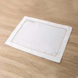 Azonnal elérhető Madele tányér alátét 4db-os szett Fehér/arany 30x40 cm