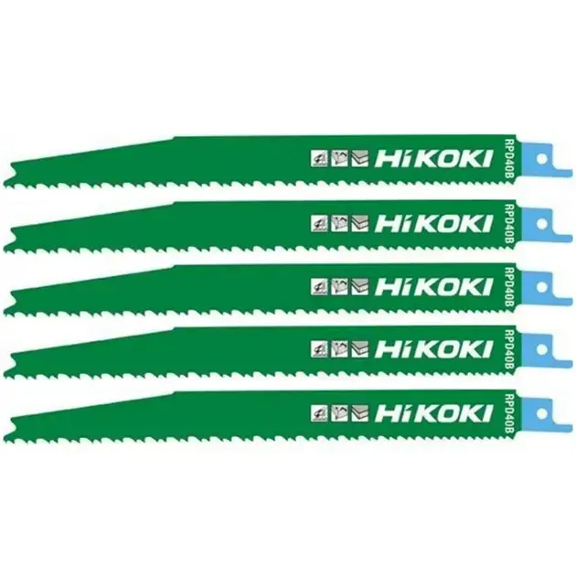 HiKOKI - Fűrészlap készlet 6-12 TPI, hossza 200 mm, 5 db 752024 Alacsony ár