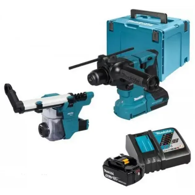 Expressz kézbesítés Makita - 18 V AKU ütvefúró, 2× 5,0 Ah Li-ion LXT akkumulátorral és töltővel DHR183RTWJ
