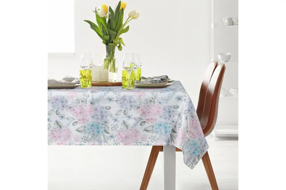 Exkluzív ajánlat Summer8 hortenziás asztalterítő Natúr 140x220 cm