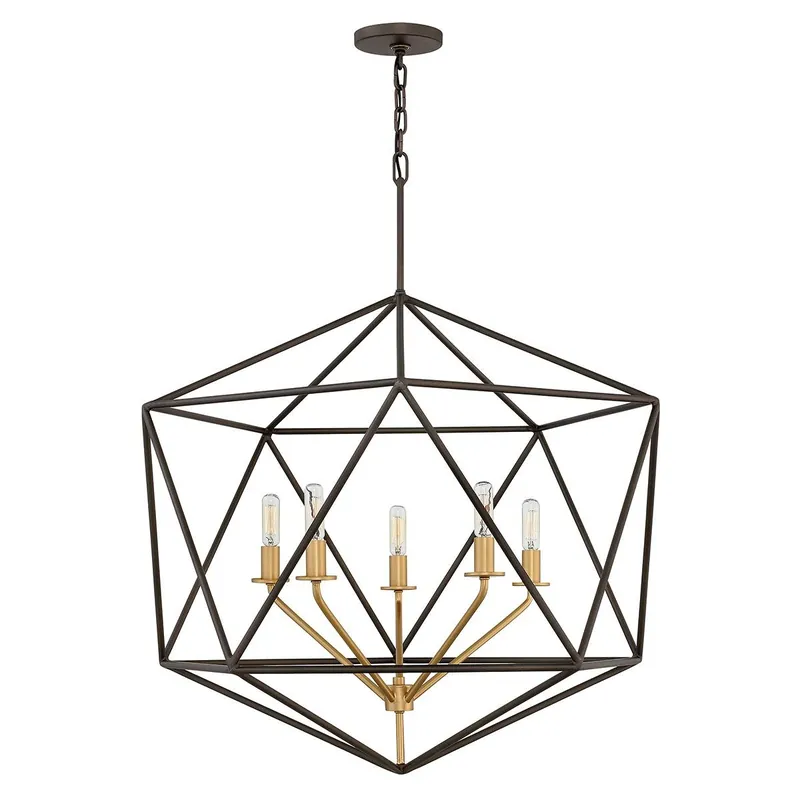 Biztonságos fizetés Függőlámpa ASTRID HK-ASTRID-5P 5x60W/E14 a Hinkley Lighting-tól