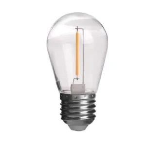 Legjobb ár MasterLED ST14 filamentszálas LED izzó UV álló PC 1W meleg fehér E27 5 db-os készlet