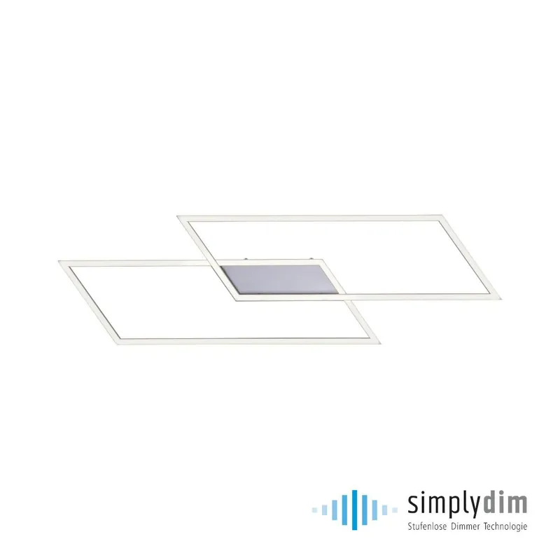 Szezonális akció Süllyesztett mennyezeti lámpa INIGO 8193-55 3000K 2x15W/LED 2380LM IP20 a Paul Neuhaus-tól