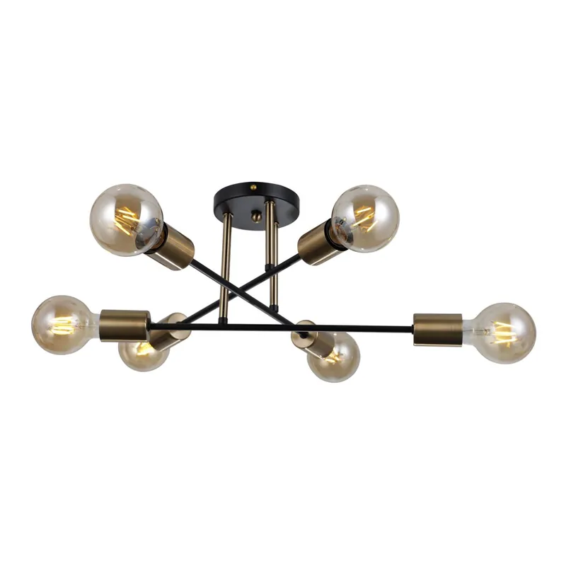 Ajánlat Plafonlámpa FORMIO PND-4052-6-BL-HBR 6x40W/E27 IP20 a Italux-tól