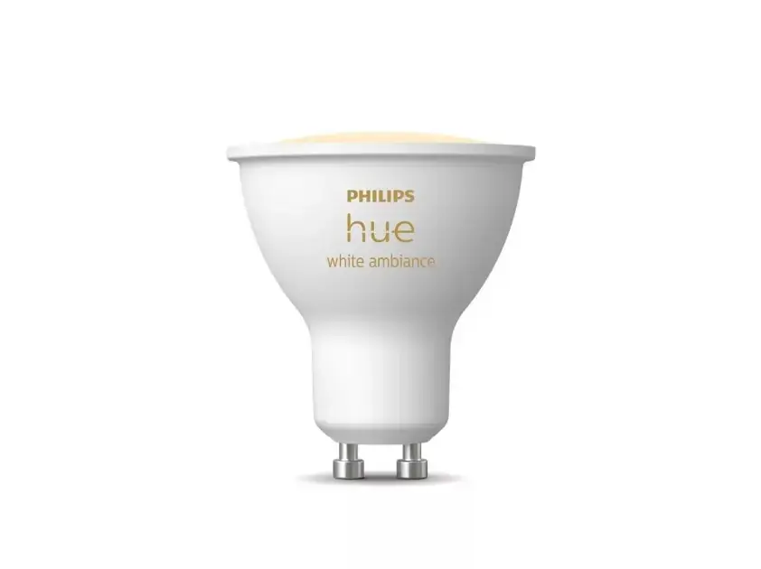 Olcsóbb Philips Hue White Ambiance - Okos LED izzó GU10, 400 lm 929003666701