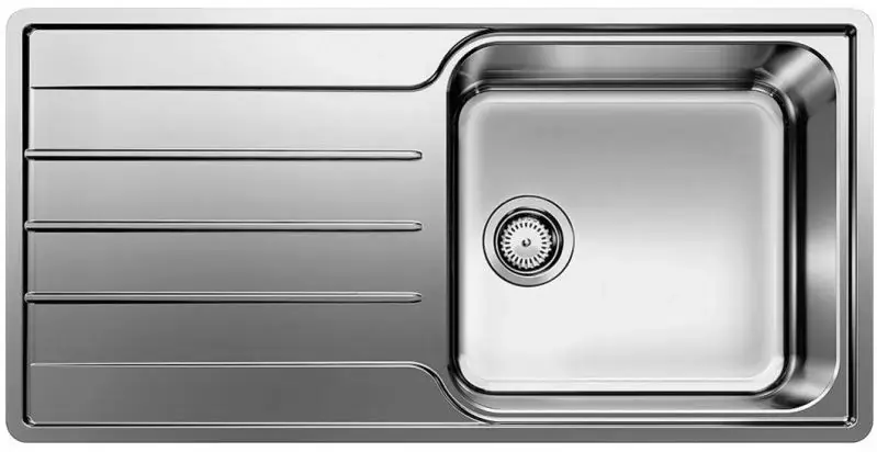 Árcsökkenés Blanco Lemis XL 6 - Mosogató, 1000x500 mm, csiszolt rozsdamentes acélból 523034