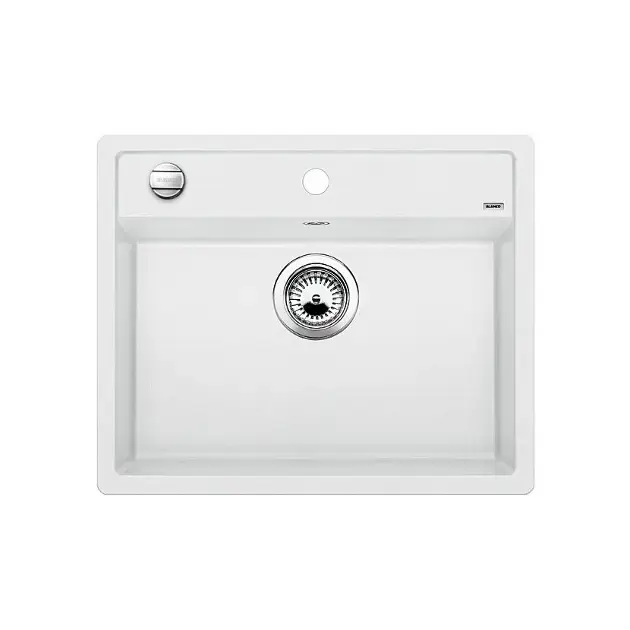 Blanco Dalago 6 - Silgranit mosogató, 615x510 mm, lefolyásszabályozóval, fehér 514199 Legjobb ár
