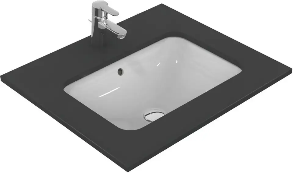 Vásárlói kedvenc Ideal Standard Connect - Beépített mosdókagyló, 580x410 mm, túlfolyóval, fehér színben E506101