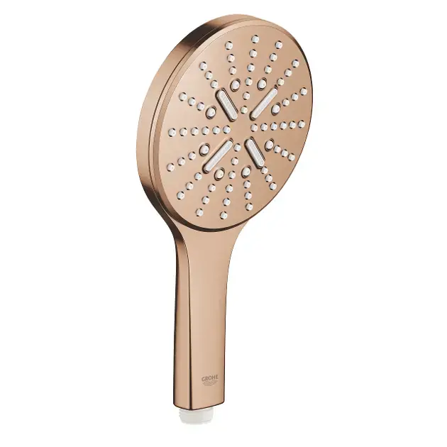 Rendeld meg most Grohe Rainshower SmartActive - Zuhanyfej 130 9,5 l/min, 3 fúvóka, csiszolt, Meleg naplemente 26574DL0