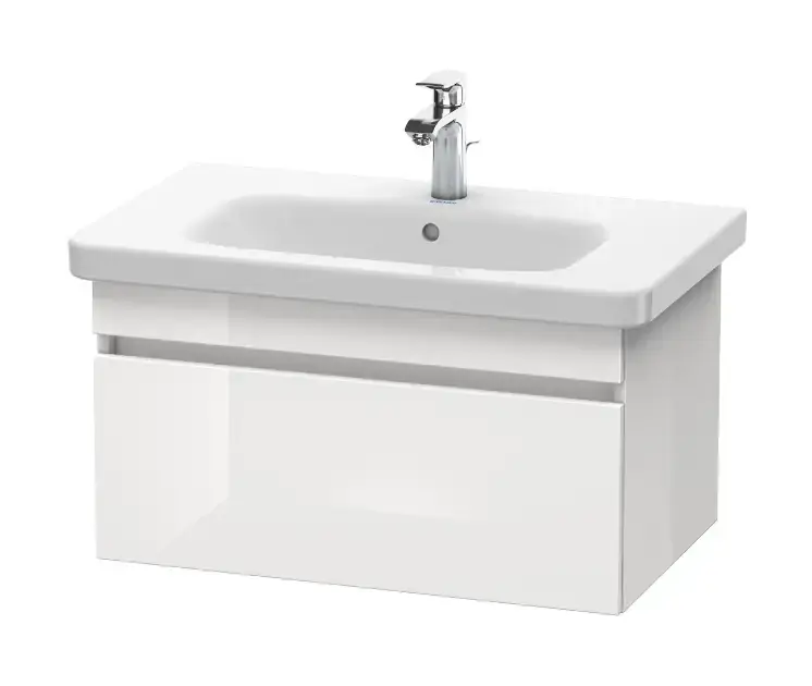Duravit DuraStyle - Mosdószekrény 398x730x448 mm, 1 fiókos, fényes fehér DS638102222 Bestseller