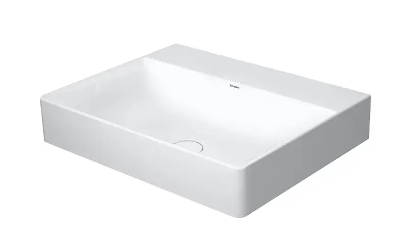 Duravit DuraSquare - Bútor mosdókagyló 600x470 mm, DuraCeram, alpesi fehér 2353600079 Szuper ajánlat