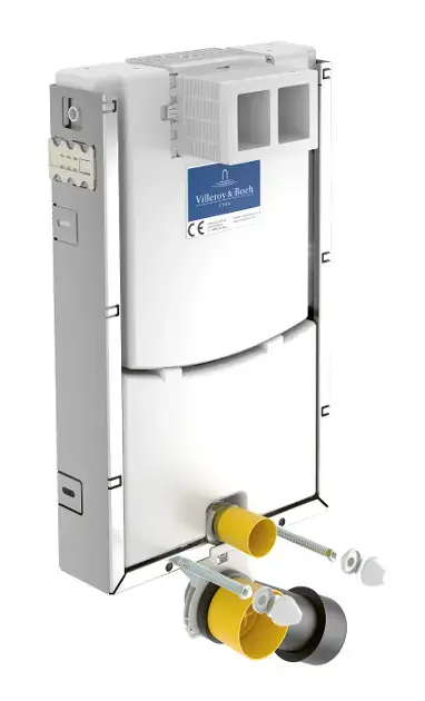 Kiárusítás Villeroy & Boch ViConnect - Falba szerelhető, 75 cm-es, falra szerelhető WC előszerelés, rejtett mosdófülkével, falazott falakhoz 92247900