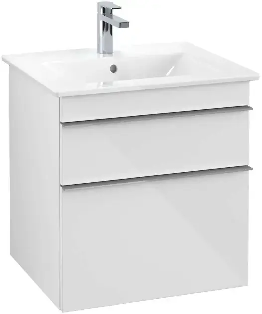 Korlátozott ajánlat Villeroy & Boch Venticello - Mosdószekrény, 553x590x502 mm, 2 fiókos, fényes fehér A92301DH
