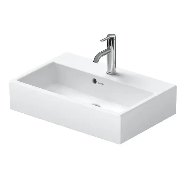 Duravit Vero Air - Bútor mosdókagyló 600x400 mm, túlfolyóval, csapfurattal, fehér színben 2368600027 Biztonságos fizetés