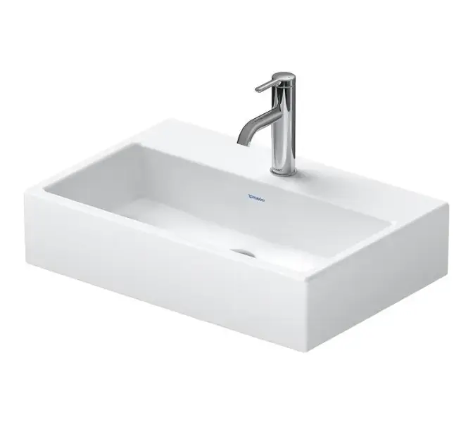 Szezonális akció Duravit Vero Air - Mosdókagyló 600x400 mm, túlfolyó nélkül, csapfurattal, fehér színben 2368600041