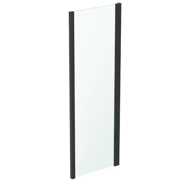 Újdonság Ideal Standard Connect 2 - Rögzített oldalfal 750 mm, fekete/tiszta üveg K9298V3