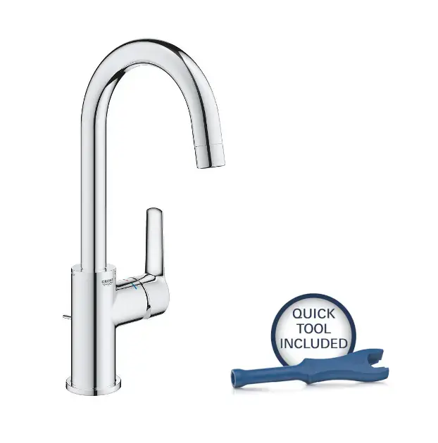 Szuper akció Grohe QuickFix Start - Mosdócsaptelep leeresztővel, króm 24203002