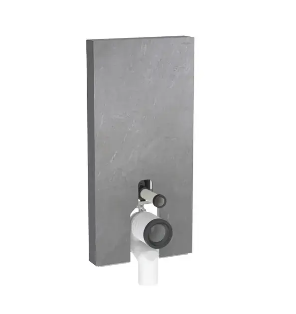 Prémium Geberit Monolith - Szaniter modul álló WC-hez, 101 cm, oldalsó vízbevezetés, beton megjelenés 131.003.JV.5