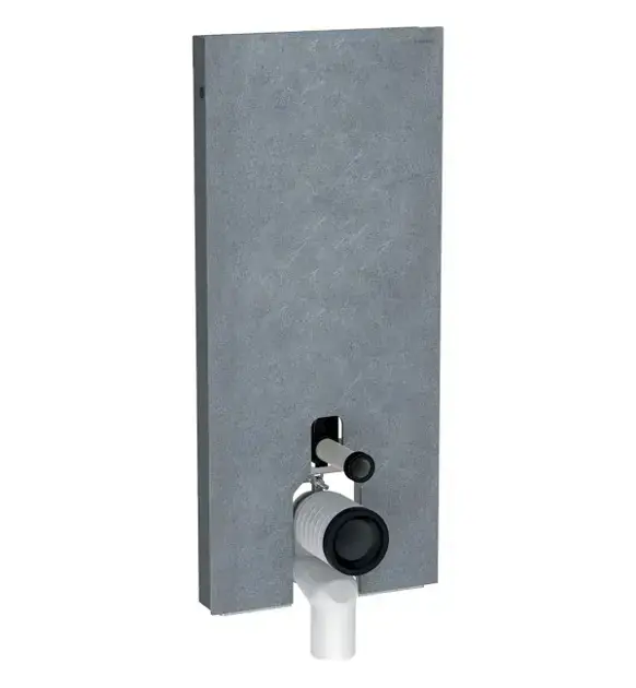 Azonnal elérhető Geberit Monolith - Szaniter modul álló WC-hez, 114 cm, alsó vízbevezetés, pala megjelenés 131.033.00.5