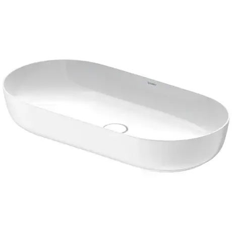 Duravit Luv - Munkalapos mosdókagyló, 800x400 mm, túlfolyó nélkül, WonderGliss, fehér/matt fehér 03798026001 Szuper ajánlat
