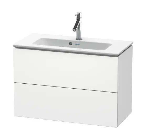 Vedd meg most Duravit L-Cube - Mosdószekrény 550x820x391 mm, 2 fiókos, fehér matt LC625701818