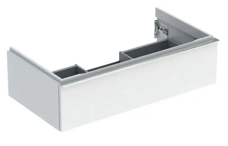 Geberit iCon - Mosdószekrény 888x247x476 mm, 1 fiók, fényes fehér 502.312.01.2 Olcsó