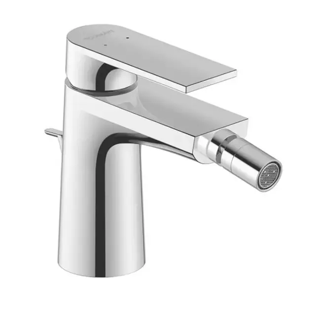 Duravit Tulum - Bidékeverő, krómozott, lefolyócsővel TU2400001010 Biztonságos vásárlás