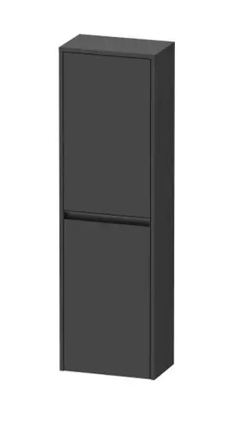 Duravit Ketho.2 - Szekrény 1320x400x240 mm, 2 ajtó, jobb oldali zsanérok, grafit matt K21319R49490000 Akciós ár