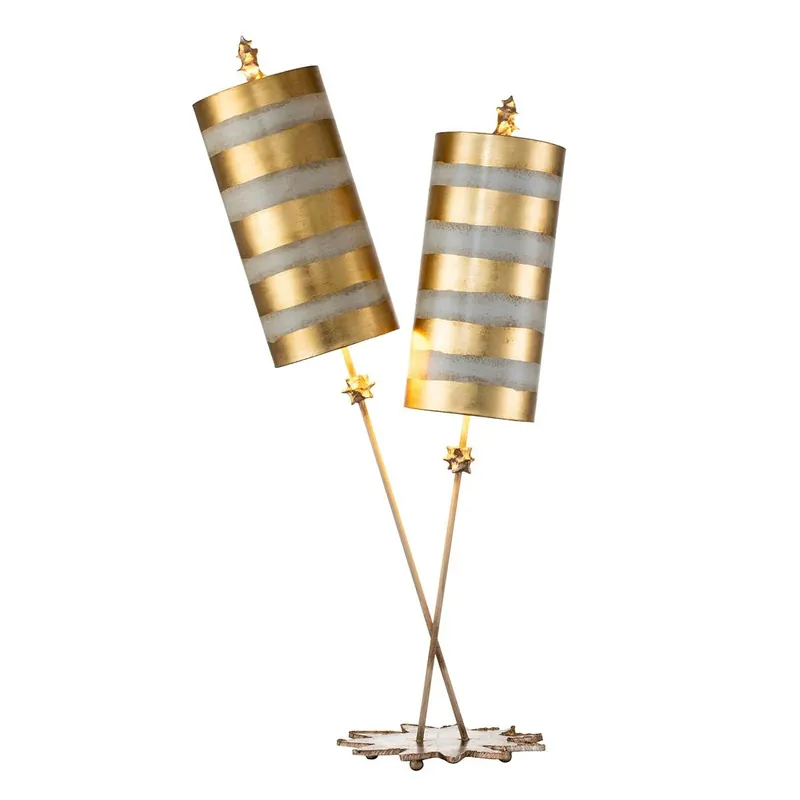 Szuper akció Asztali lámpa NETTLE FB-NETTLELUX-G-TL 2x60W/E27 a Flambeau-tól