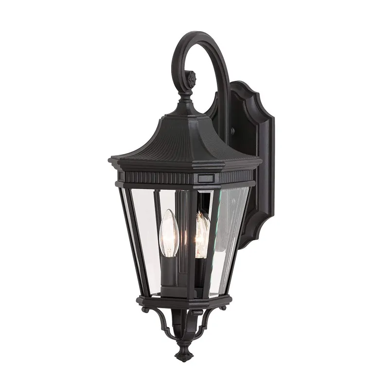 Fali lámpa COTSWOLD LANE FE-COTSLN2-M-BK 2x60W/E14 IP44 a Feiss-tól Kedvezmény