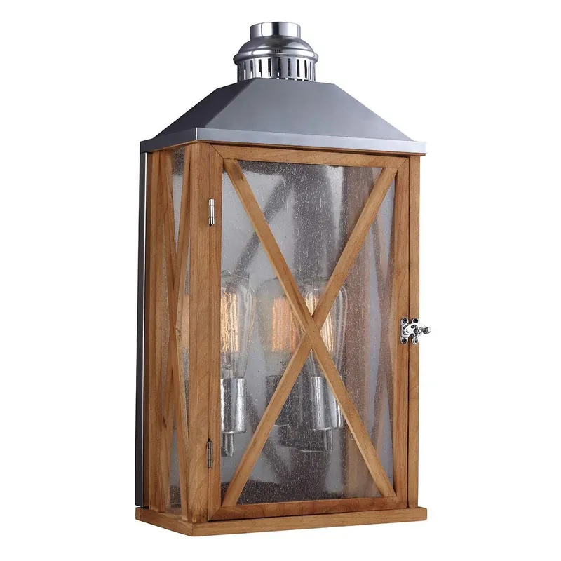 Fali lámpa LUMIERE FE-LUMIERE-M-OAK 2x60W/E27 IP44 a Feiss-tól Korlátozott ajánlat