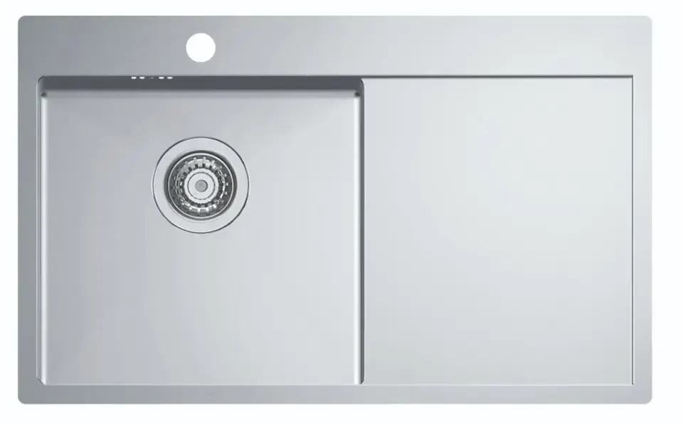 Alveus Quarto - Mosogató 780x480 mm, balra, rozsdamentes acélból 1124384 Expressz kézbesítés