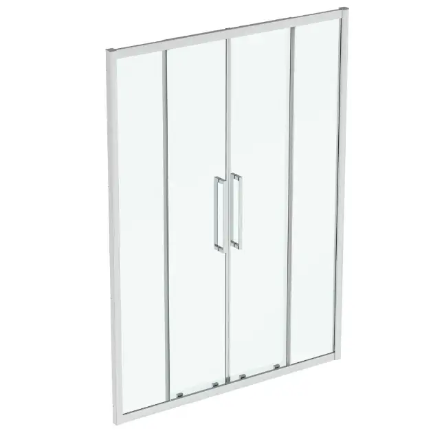 Legjobb ár Ideal Standard i.Life - Zuhanyzó tolóajtó, négyrészes, 1600 mm, ezüst fényes/tiszta üveg T4953EO