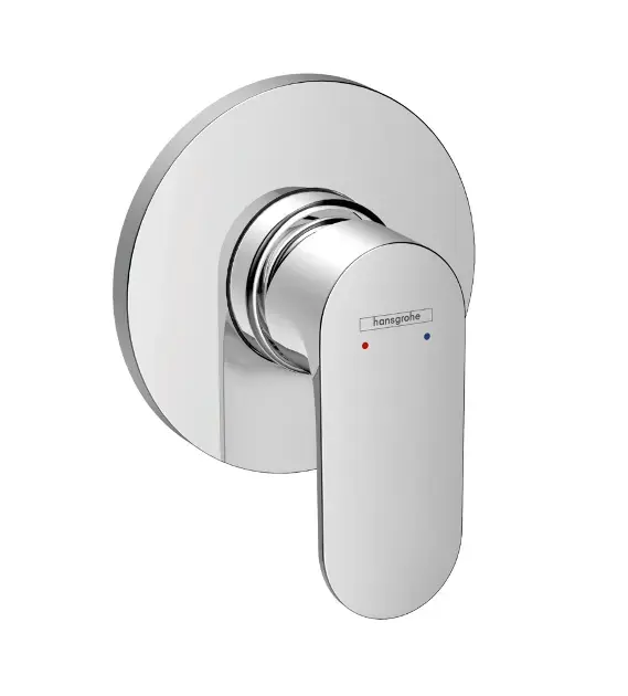 Hansgrohe Rebris S - Zuhanykeverő rejtett beépítéshez, testtel, krómozott 72648000 Azonnali szállítás