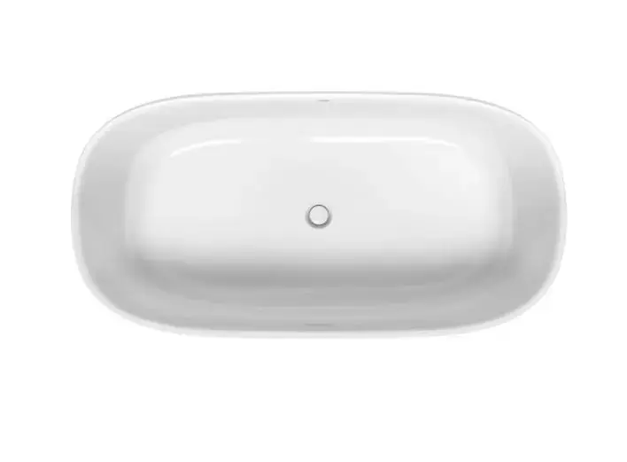 Ne maradj le Duravit Zencha - Szabadon álló kád 1800x900 mm, DuraSolid, ClickClack, fehér 700463000000000