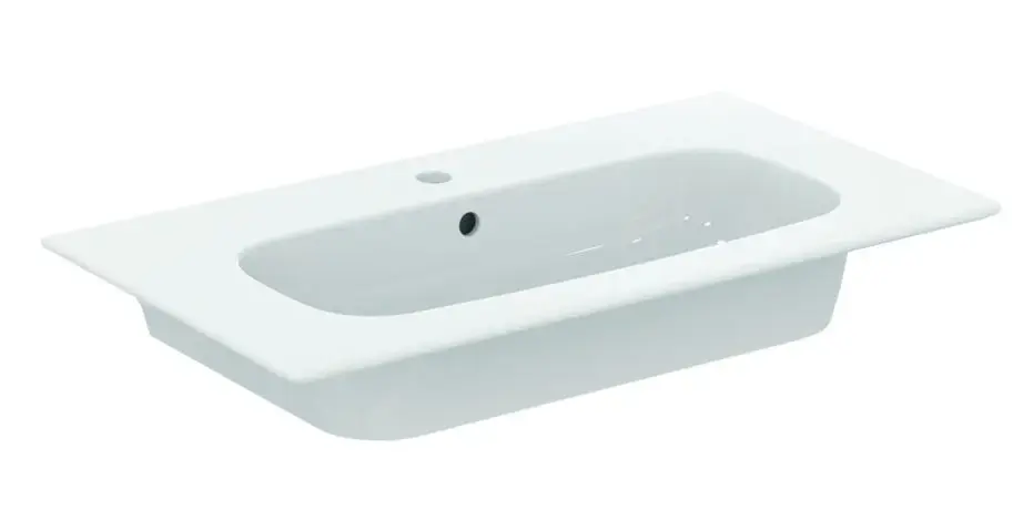 Ideal Standard i.Life A - Mosdókagyló 840x460 mm, túlfolyóval, csapfurattal, fehér színű T462001 Szuper akció