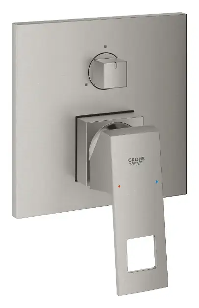 Grohe Eurocube - Beépített csaptelep 3 készülékhez, szuperacélból 24094DC0 Korlátozott ajánlat